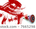 New Year card postcard Size template 7665298