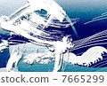 New Year card postcard Size template 7665299