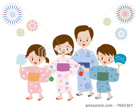 夏季節日家庭 7665367