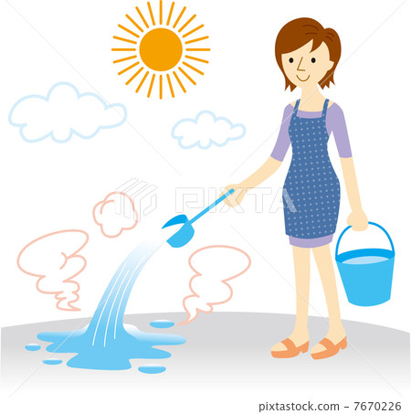 Striking water 7670226
