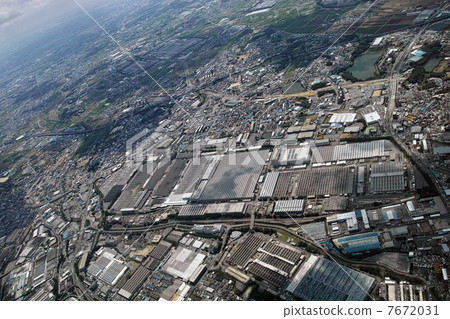 豐田汽車東北工廠附近的空氣 豐田汽車東北工廠附近的空氣 7672031