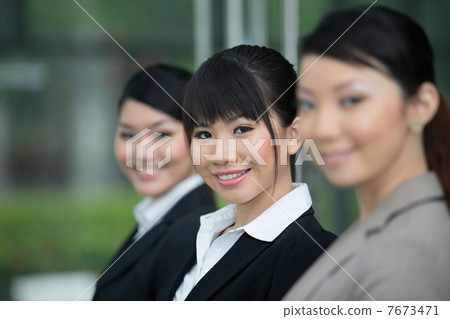Asian business team. Asian business team. 7673471