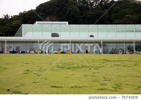 Yokosuka art museum and the sea-view museum restaurant Yokosuka Aquamare 7674809