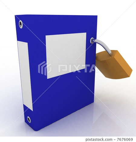folder with the lock 7676069
