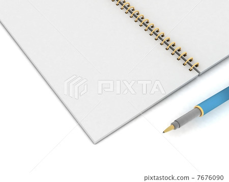 Notebook and pen 7676090