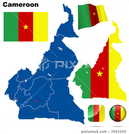 Cameroon vector set. Cameroon vector set. 7681030