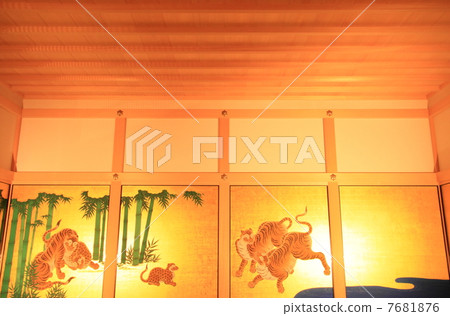 名古屋城堡Honmaru Goten入口Ninoyu Barrier繪畫 7681876