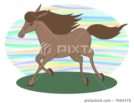 Horse Illustration. 4 Horse Illustration. 4 7684378