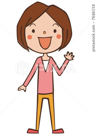 Full body woman - Stock Illustration [67071836] - PIXTA