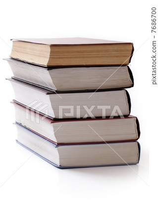 Several books on a white background Several books on a white background 7686700
