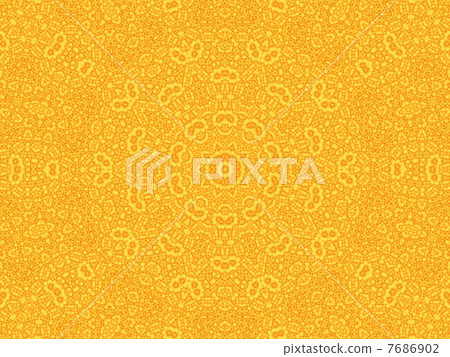Yellow background with abstract pattern 7686902