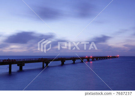 Dusk of Shimojijima Airport 7687237