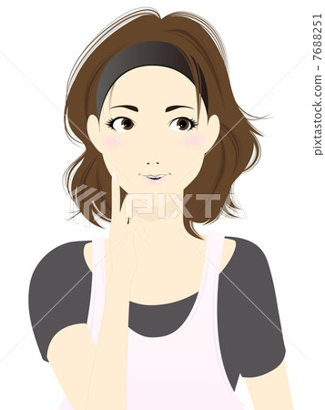 年輕的女士 7688251