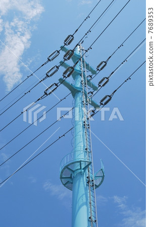Light blue tower 7689353