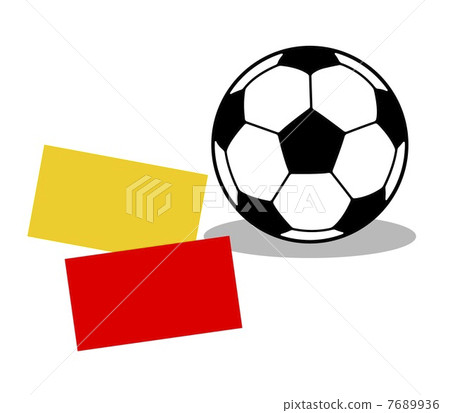 Red card and yellow card 7689936