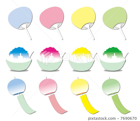 Fan Club, Shaved ice, Wind chimes 7690670