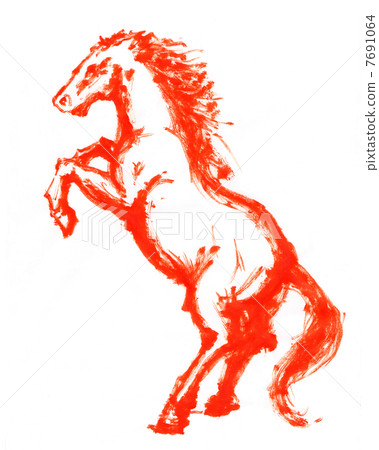 新年的問候材料在下午 7691064