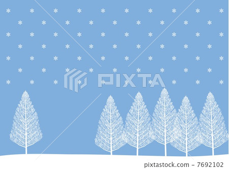 Winter trees and snow Winter trees and snow 7692102