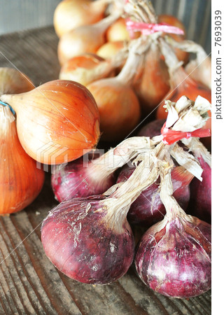 Scenery with purple onions Scenery with purple onions 7693039