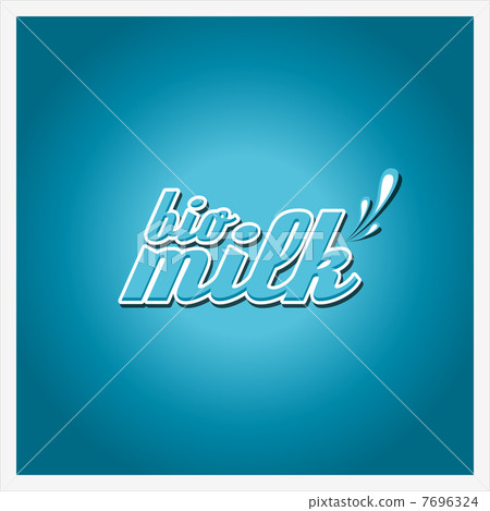 bio milk - Stock Illustration [7696324] - PIXTA