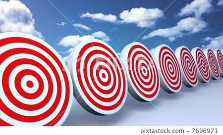 red targets sky red targets sky 7696971