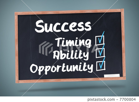 Terms of success written on a chalkboard Terms of success written on a chalkboard 7700804