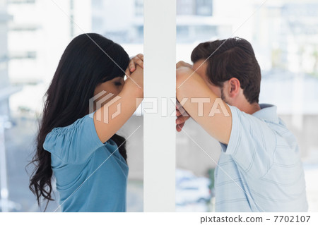 Depressed couple divided Depressed couple divided 7702107