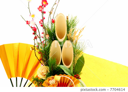 Shochiku Meishi的Kadomatsu和Kan的粉絲|新年形象 7704614