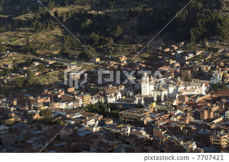 The streets of Copacabana and the Cathedral The streets of Copacabana and the Cathedral 7707421