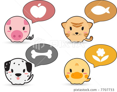 animal with balloon 7707733