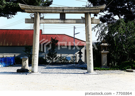 Torii Saginomiya Hachiman Shrine Hyogo Prefecture Kobe City Higashi Nada Ward (Honjyosho Shrine Travel Agency) 7708864