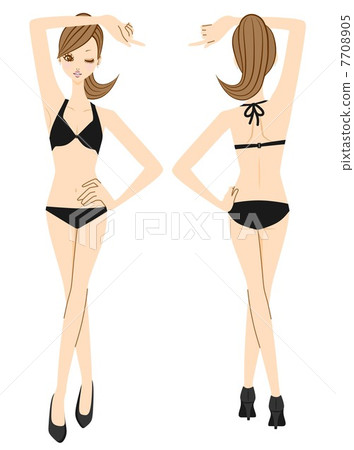 Female beauty whole body 7708905