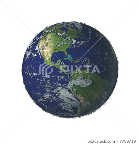 Earth (no background, Americas 3) 7709719