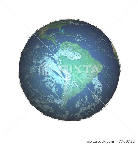 Earth (no background. South America 2) 7709722
