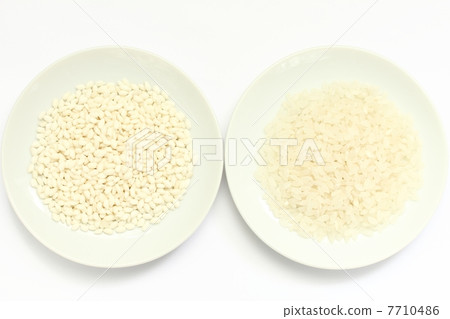 排列糯米和糯米 7710486