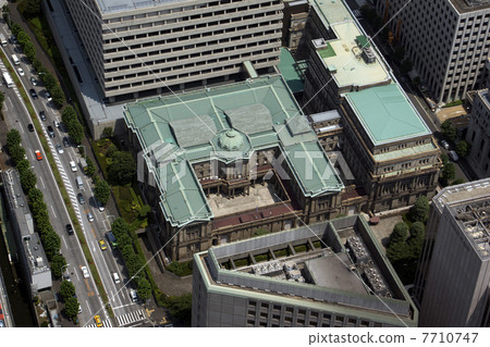 日本銀行航空照片“日元” 日本銀行航空照片“日元” 7710747