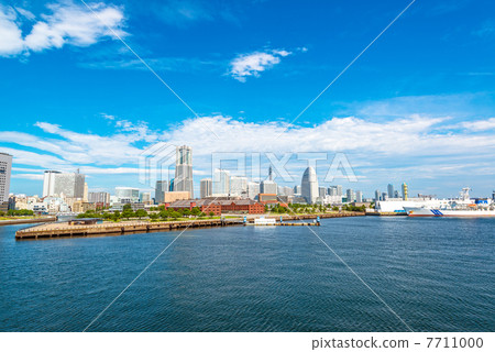 橫濱港未來21全視圖（從橫濱市中區，橫濱港區橋） 7711000