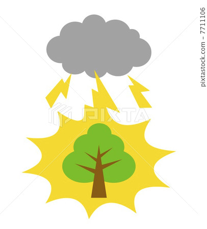 閃電在樹上 7711106