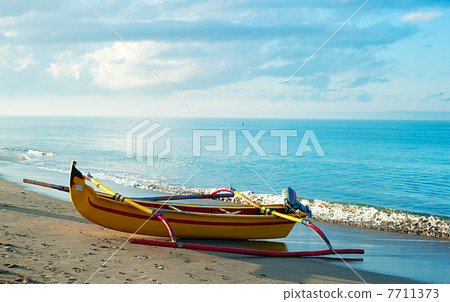Balinese fishing boat 7711373