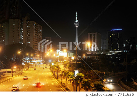 night view of Kuala Lumpur downtown night view of Kuala Lumpur downtown 7711626