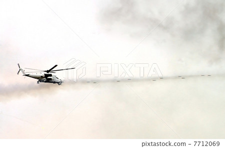 military helicopter shoots 7712069