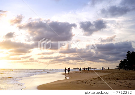 Ocean beach at sunset Ocean beach at sunset 7712282