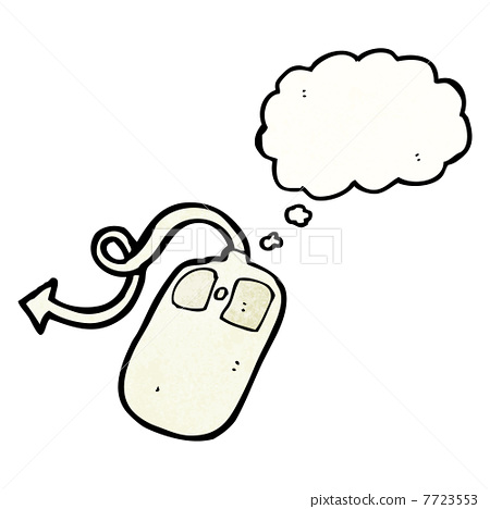 Cartoon Computer Mouse With Arrow Stock Illustration 7723553