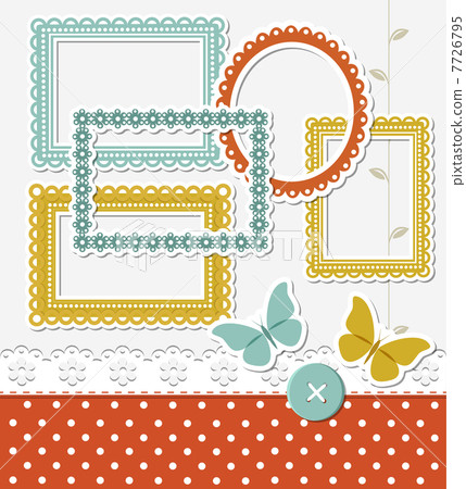 Retro scrapbook set Retro scrapbook set 7726795