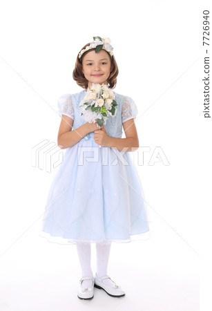 A girl in a dress A girl in a dress 7726940