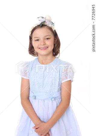 A girl in a dress A girl in a dress 7726945