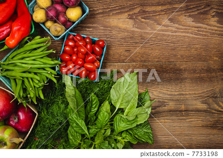 Fresh market fruits and vegetables 7733198