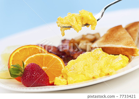 Breakfast plate with fork Breakfast plate with fork 7733421