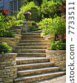 Stone stairs landscaping 7733511