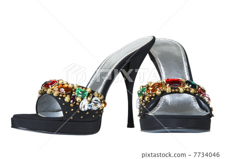 shoes with an ornament 7734046